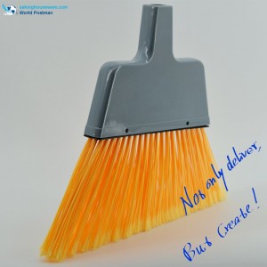 Akbrand Plastic Broom Head med fyrkantiga borstbrädor och långa acclivitous borst